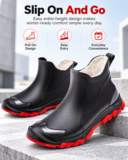 Fleece Lined Ankle Winter Boots