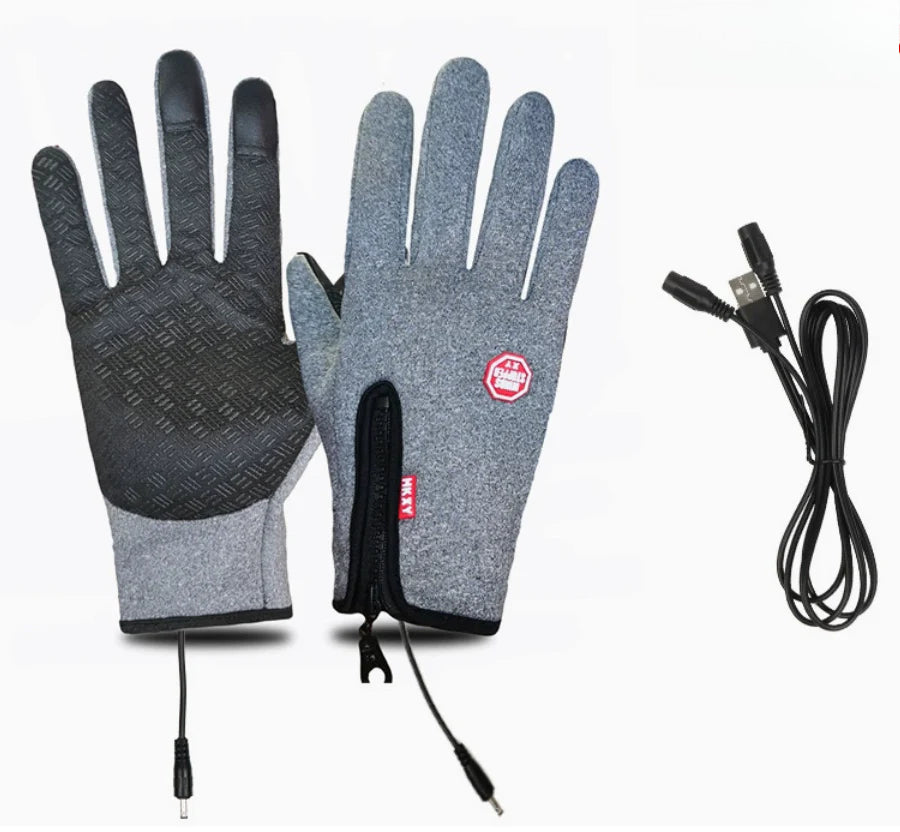 VL™ Outdoor Heated Gloves Windproof and Waterproof with Plus Velvet