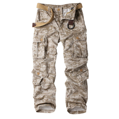 Men's Camouflage Outdoor Multi-Pocket Cargo Pants - Category 1