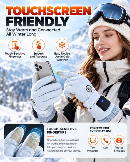 Winter New USB Electric Heated Gloves