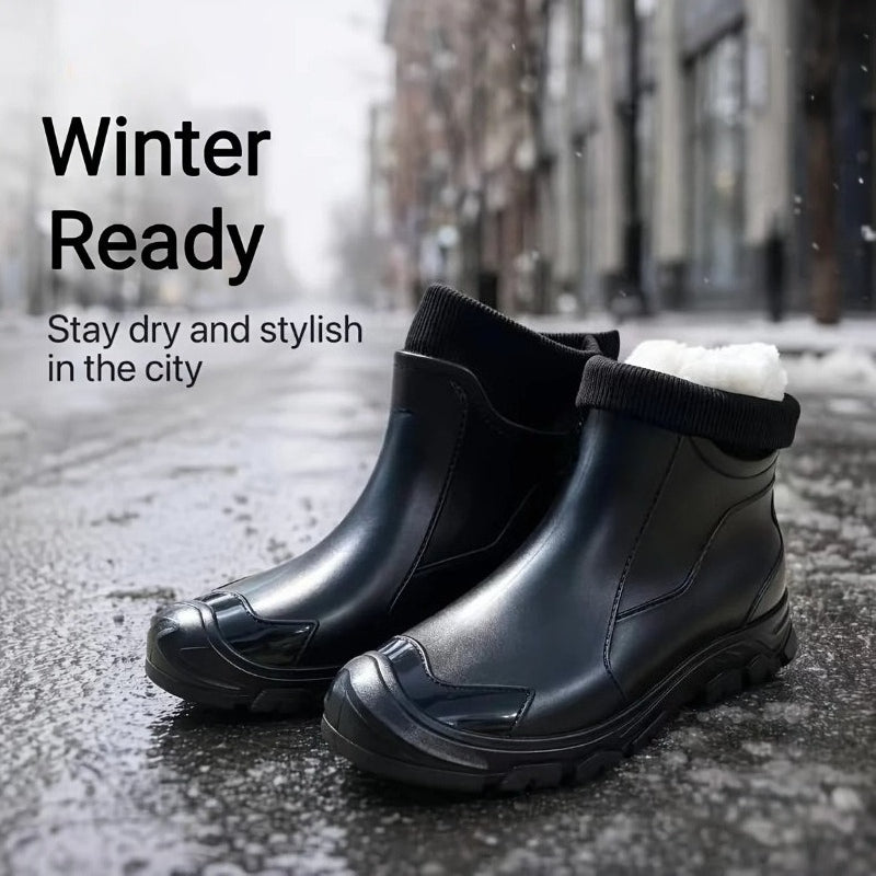 Fleece Lined Ankle Winter Boots