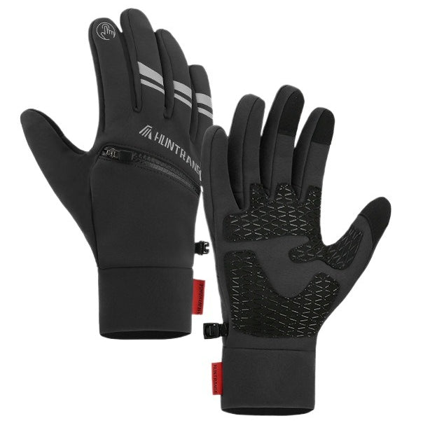 Heated Gloves for Outdoor Activities Windproof and Waterproof with Plus Velvet