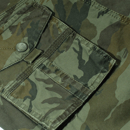 VL™ Casual Cotton Camo Multi-pocket Men Shorts