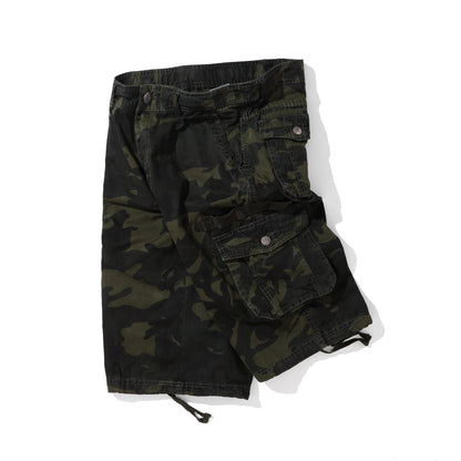 VL Plus size men's camouflage shorts 5-point pants