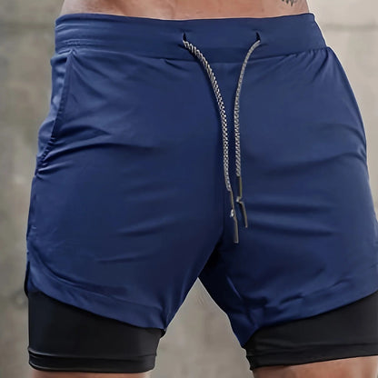 VL 2-in-1 Breathable Stretch Sports Shorts