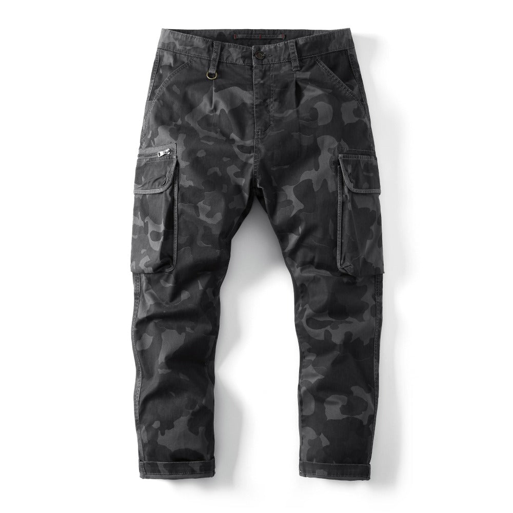 VL™ New Autumn and Winter Men's Loose Camouflage Multi-pocket Pants