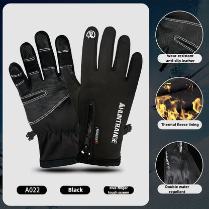 Gants chauffants d'extérieur VL™ coupe-vent et imperméables avec velours Plus