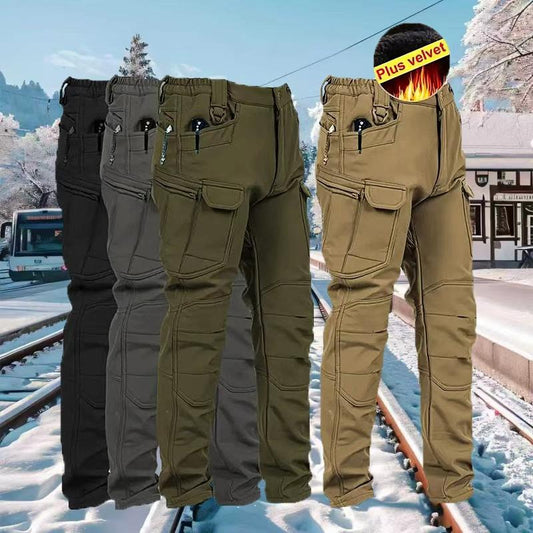 Men's Windproof Warm Outdoor Cargo Pants