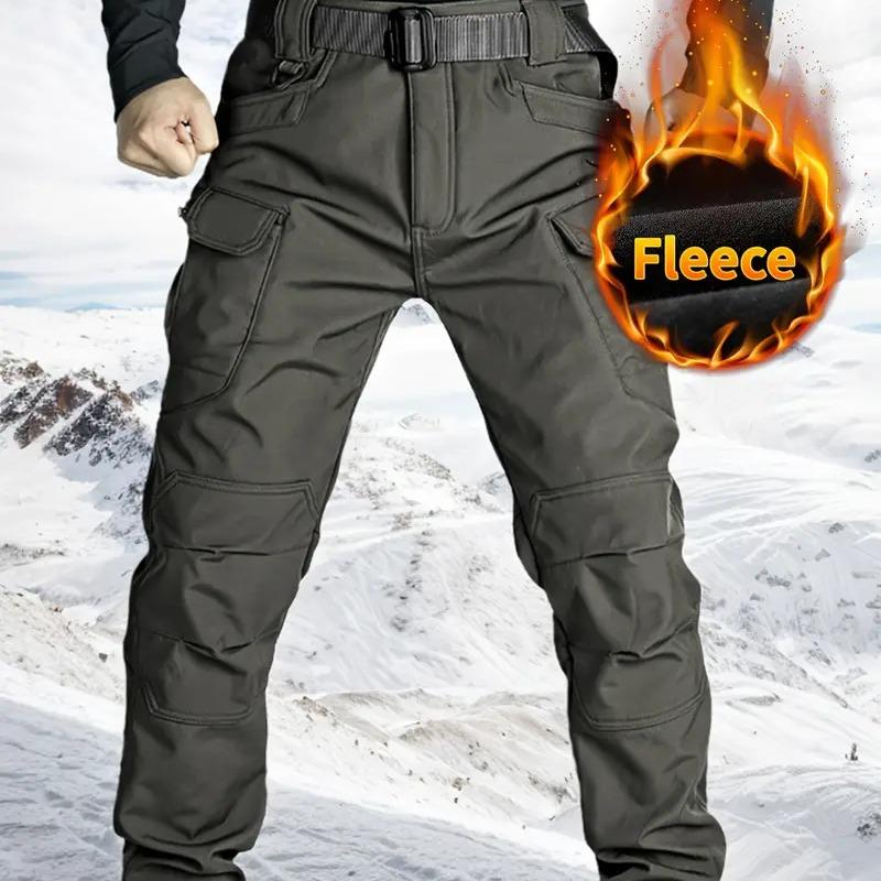 Men's Windproof Warm Outdoor Cargo Pants
