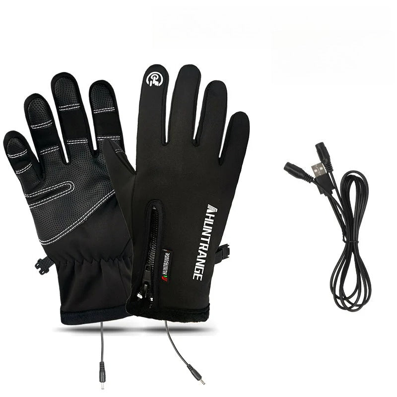 Gants chauffants d'extérieur VL™ coupe-vent et imperméables avec velours Plus