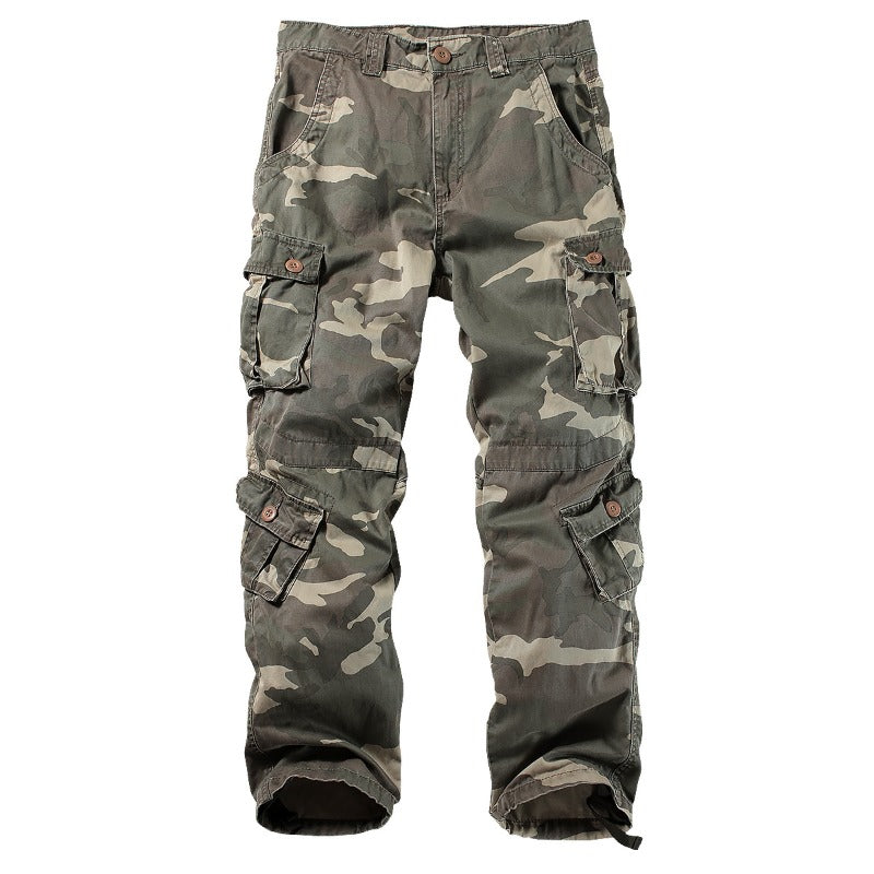 Men's Camouflage Outdoor Multi-Pocket Cargo Pants - Category 1