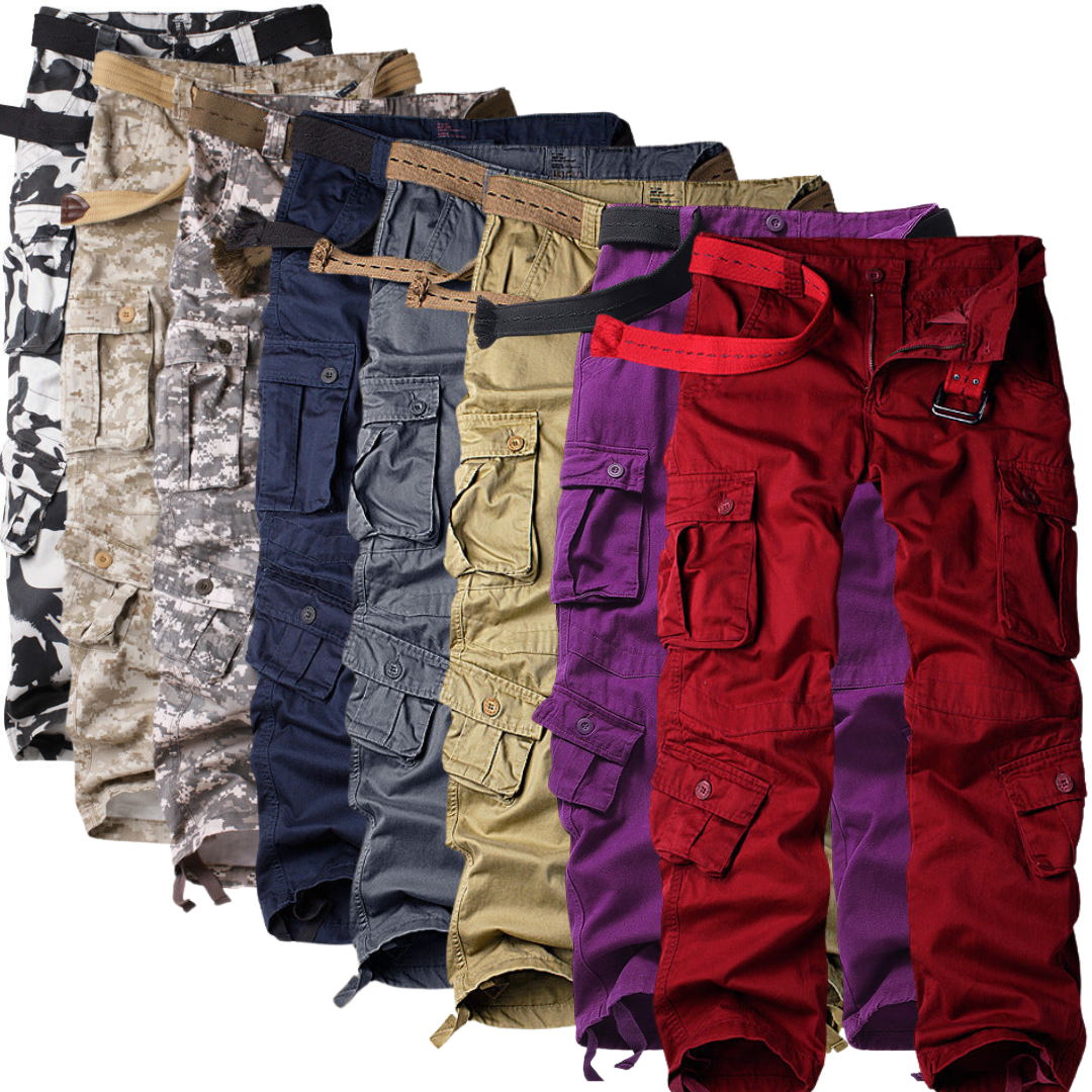 Men's Camouflage Outdoor Multi-Pocket Cargo Pants - Category 1