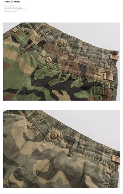 Authentic Camouflage Utility Pants for Men - Classic American Style