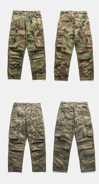 Authentic Camouflage Utility Pants for Men - Classic American Style