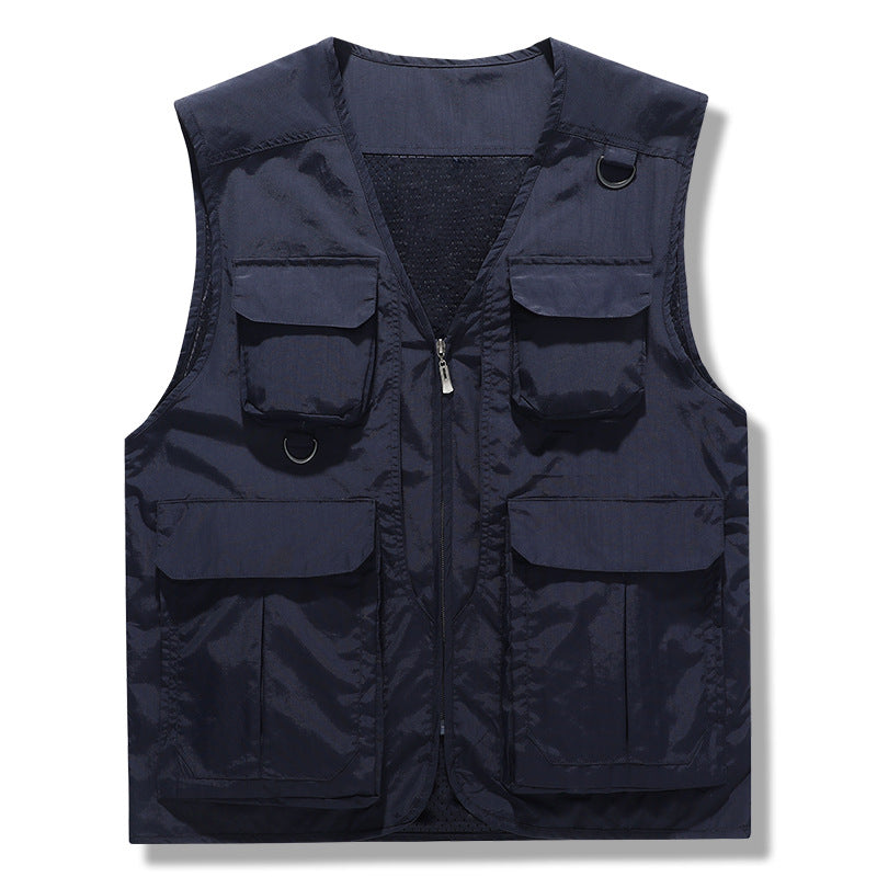 Multifunction Vests Multifunctional tactical vest, outdoor large size multi-pocket vest ...