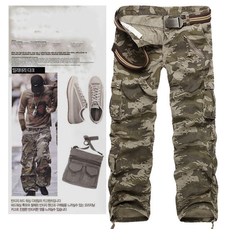 VL™ Cargo Camouflage Baggy Pants for Work and Outdoor Travel