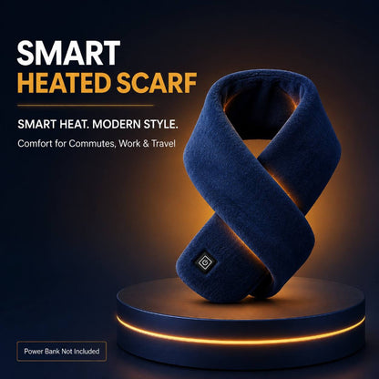 Smart Heated Scarf for Winter, Electric Heating Neck Warmer