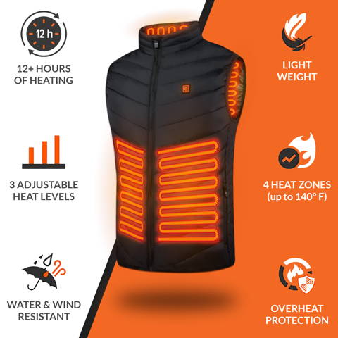 LAST DAY 60% OFF - 🎁 New Unisex Warming Heated Vest