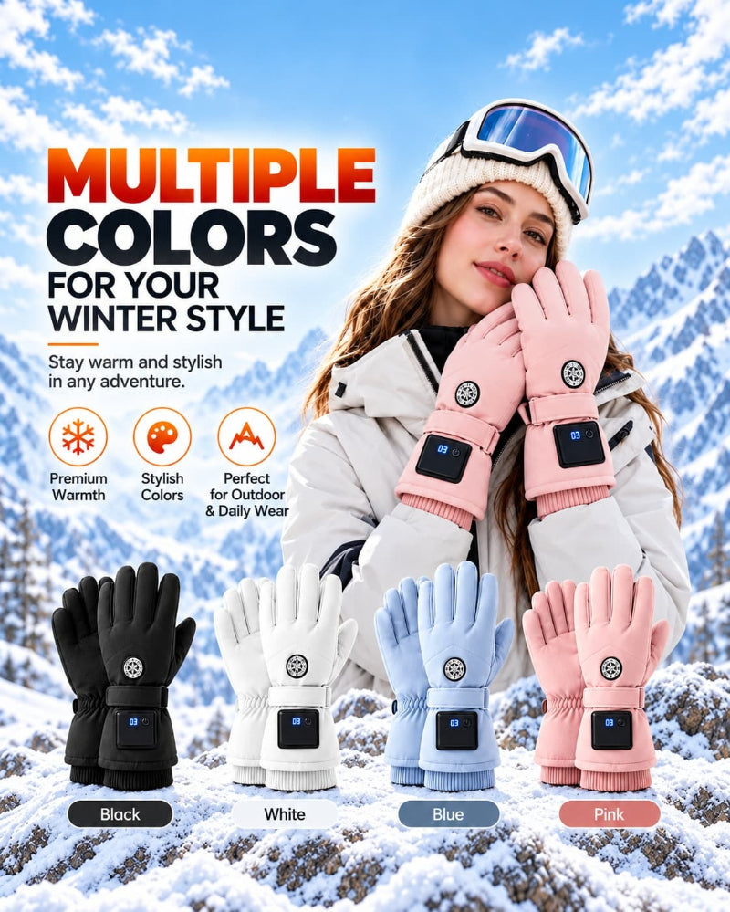 Winter New USB Electric Heated Gloves