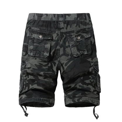 VL Plus size men's camouflage shorts 5-point pants