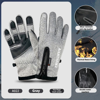 Gants chauffants d'extérieur VL™ coupe-vent et imperméables avec velours Plus