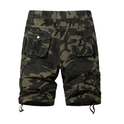 VL Plus size men's camouflage shorts 5-point pants