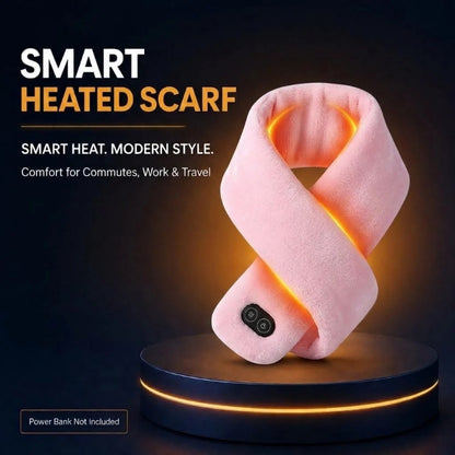 Smart Heated Scarf for Winter, Electric Heating Neck Warmer