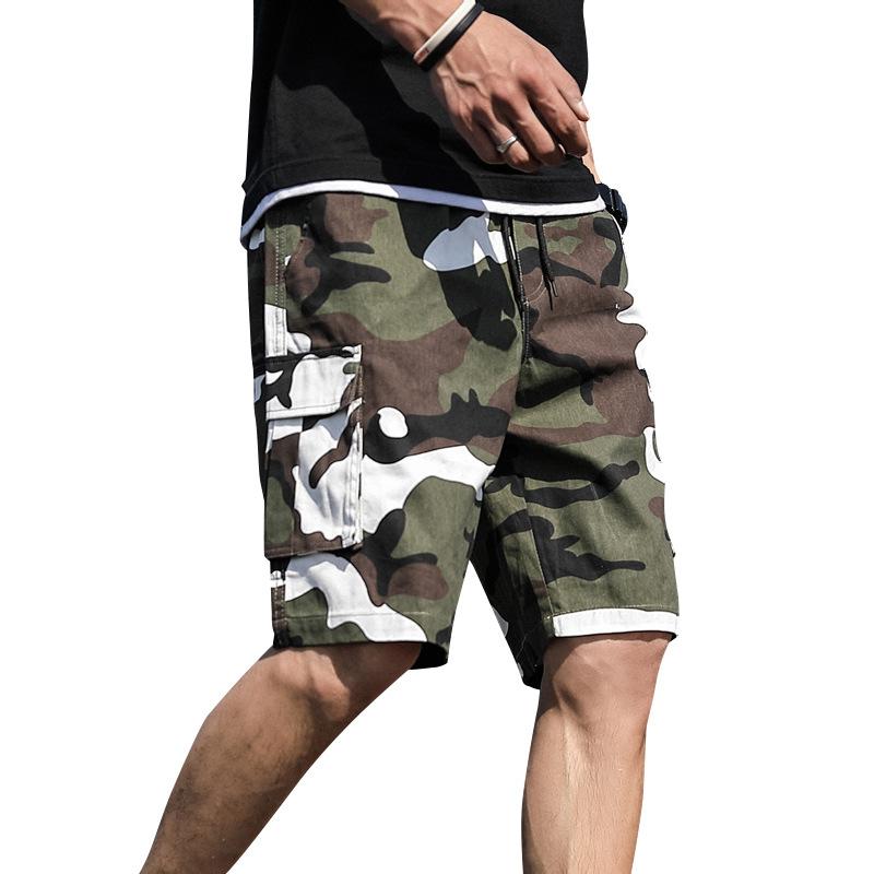 Plus Size M to 7XL Camo Men's Shorts