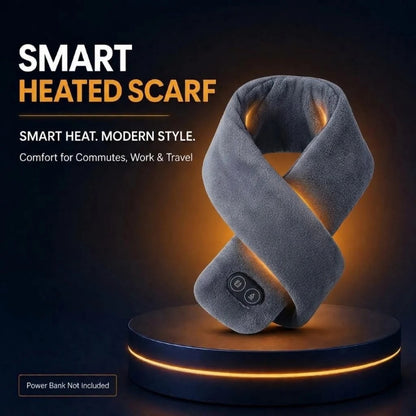 Smart Heated Scarf for Winter, Electric Heating Neck Warmer
