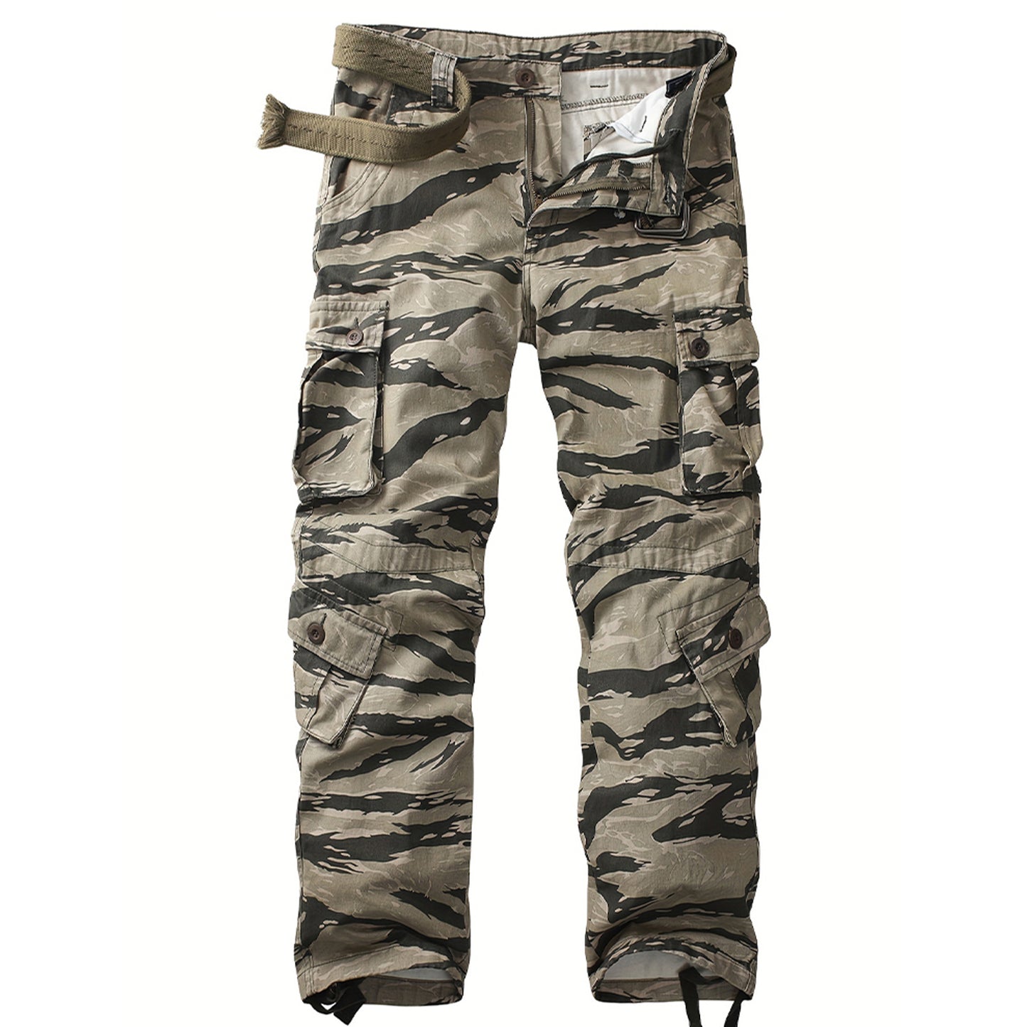 Men's Camouflage Outdoor Multi-Pocket Cargo Pants - Category 1