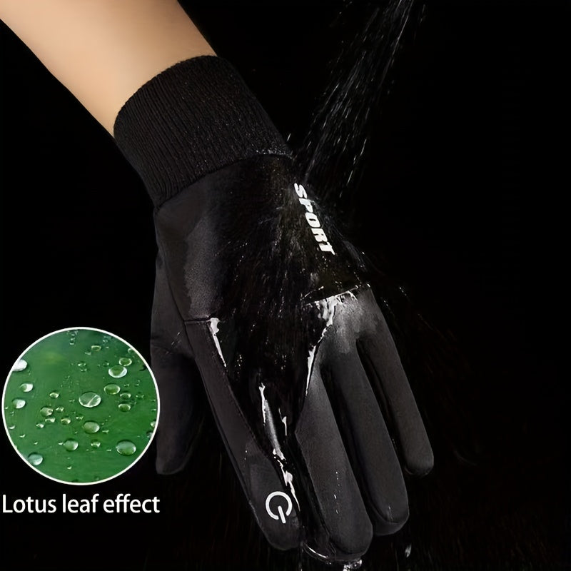 VL™Outdoor Touch Screen Waterproof  Anti Slip Warm Full Fingers Gloves