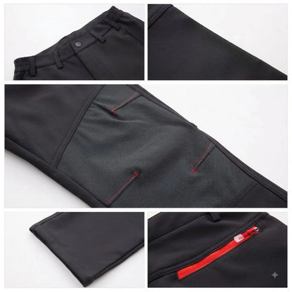 Men Autumn Softshell Hiking Cargo Pants