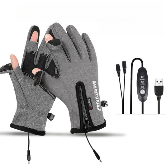 VL™ Beheizte Outdoor-Handschuhe, winddicht und wasserdicht, mit Plus-Samt