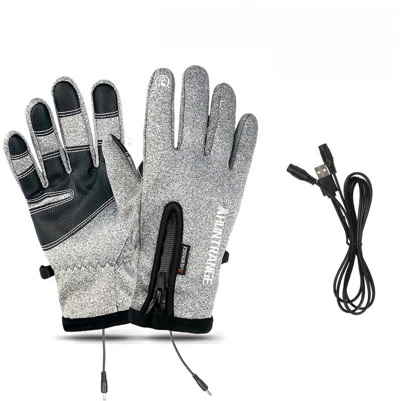 Gants chauffants d'extérieur VL™ coupe-vent et imperméables avec velours Plus