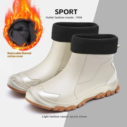 Fleece Lined Ankle Winter Boots