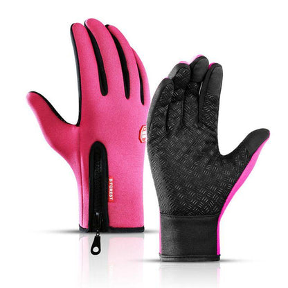 VL™ Outdoor Sports Gloves Short Plus Velvet Windproof Waterproof