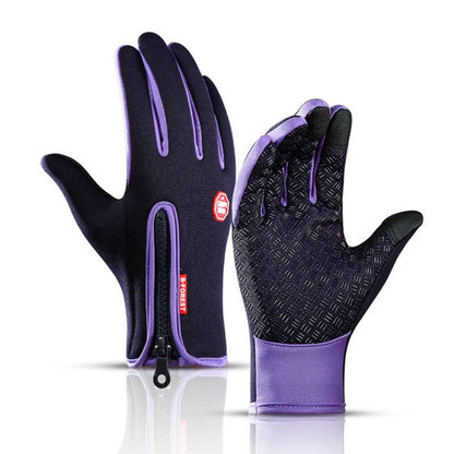 VL™ Outdoor Sports Gloves Short Plus Velvet Windproof Waterproof