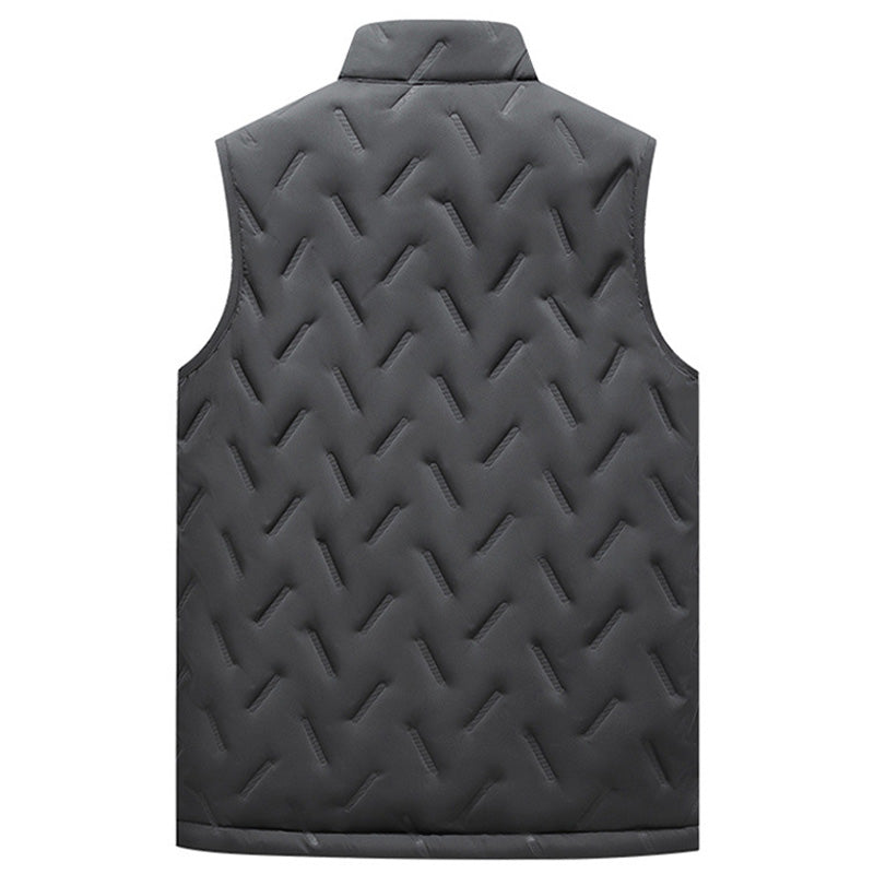 Unisex Thermal Fleece-Lined Quilted Vest