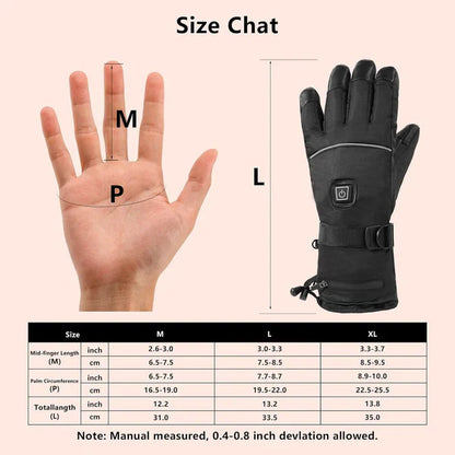 VL™ Leather Rechargeable Heated Gloves