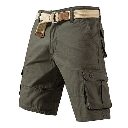 Men's Multi Pocket Camo Cargo Shorts