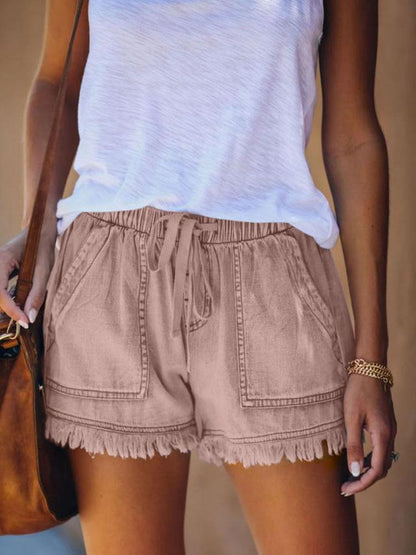 Women's Tassel Pocket Shorts