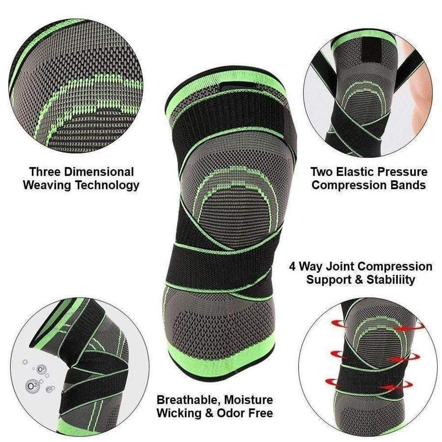 Knee Brace Compression Sleeve with Patella Stability Straps Knee Brace upliftex