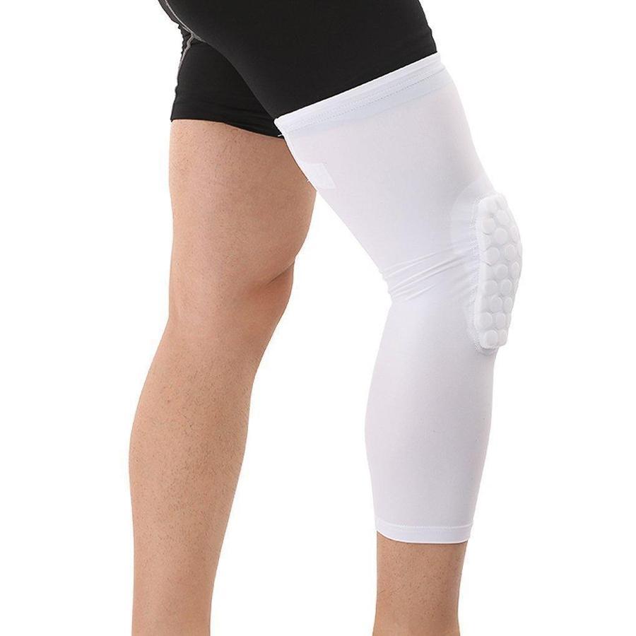 Padded Compression Knee Sleeves - Basketball & Wrestling HexPads! upliftex